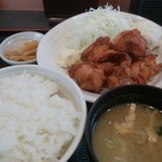 Gohandoki - 【唐揚げ定食】750円