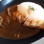 肉の万世  - パパは先週に引き続きパーコーカレー。