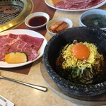 Yakiniku Yasumori - 石焼ビビンバ定食 1330円 税込