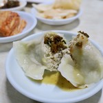 평양면옥 - 北朝鮮式餃子(접시만두＝チョプシマンドゥ)6個12000₩