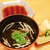 博多うなぎ屋 藤う那 - 肝吸いで舌準備してからの～