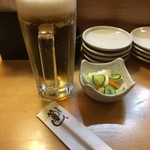 寿司居酒屋 や台ずし - 瓶ビールは半額ではない