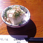 峠の茶屋 - 小原産の豆腐の「冷や奴」