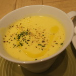ハタケカフェ - コーンスープ