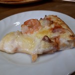 森のピザ工房 ルヴォワール - えびとベーコンのピザ・Mサイズ(1780円)　アップ