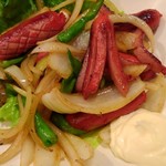 おぎ野 - 赤ウインナー炒め