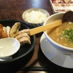 Yotte koya - 京都鶏ガラとんこつラーメン まんぷくセット（ランチ）