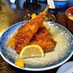 ひろ寿司 - [料理] 鰺フライ プレート全景♪ｗ