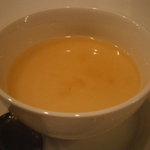 レンゲ - メニューに無い品　上海蟹のコンソメ茶碗蒸し