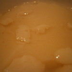 レンゲ - メニューに無い品　上海蟹のコンソメ茶碗蒸し　アップ