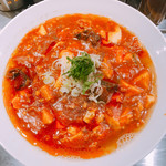 麺屋 愛心 - 香辣麻婆麺 1100円