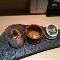 魚菜由良 鼎 - 前菜三種