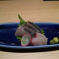 魚菜由良 鼎 - お刺身（黒ムツって言っていたかな？）