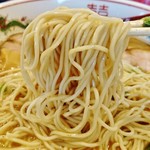 ラーメン サカモト - ザクパツの茹で加減