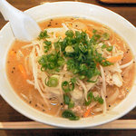 札幌亭 本部 - 炒めにんにくラーメン〔味噌味：トッピングなし：750円〕