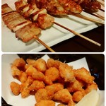Torinosuke - おまかせ6本盛り／鶏軟骨の唐揚げ