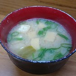 酒一番 - やきめしに味噌汁付いてきます