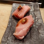 名代 駒寿司 - ハガツオ握り