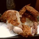 居酒屋 みえ蔵 - 雛鳥の半身揚げ