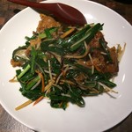 中華料理 翠来軒 - 肝ニラ炒め