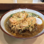 そばの神田 東一屋 - 朝そば＋えびかき揚げ！