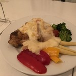 Italian dining feliz - 鶏肉のラクレット