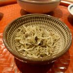 てんぷら 深町 - 縮緬山椒