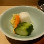 てんぷら 深町 - 香の物