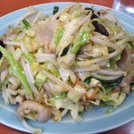 丸吉飯店 - 肉野菜炒め ７００円(税込)(2018年11月20日撮影)