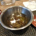 東京チャイニーズ 一凛 - 上海蟹の紹興酒漬けと一緒に提供されたフィンガーボール