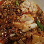 東京チャイニーズ 一凛 - 白子入り麻婆豆腐；アップ