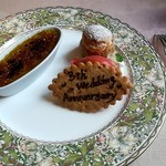 ベル･エポック - デザートプレート(メッセージはお願いしておいた)