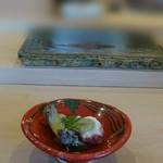 アワビとたこ キモソース