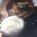 Sousaku Shokudou Mana - アラ汁とご飯ともにたっぷりで腹パン