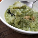 松竹粥専門店 - 特肝入りアワビ粥