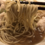 国分寺そば - 豚そばの麺   リフト  ちょっとラーメン感覚