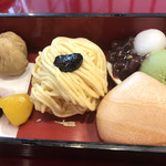 茶カフェ 上辻園 - 栗三昧