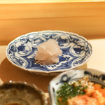 鮨 あらい - かわはぎ、肝ぽんず