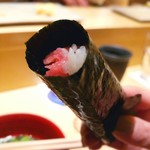 鮨 さいとう - 濃い鮪と海苔の香りの競演