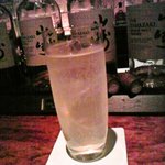 グレープフルーツのカクテル