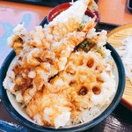 天丼てんや - 冬天丼 まいたけ天追加