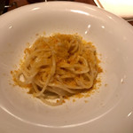 トラットリアチッチョ - 料理写真:カラスミと生姜のペペロンチーノ・スパゲッティー