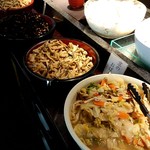 竈炊き立てごはん 土井 - お漬物ビュッフェでお好み食材を(*^^)v