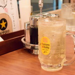 曾さんの餃子 - 瀬戸内レモン角ハイボール@490円