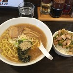 円山 - 円山セット-醤油＆ネギチャーシュー丼(ミニ)