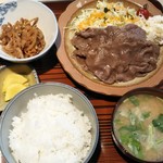 お食事 松月 - 牛焼肉定食1,700円