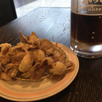 ゴールデンもつ - 鶏皮とともに