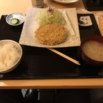 とんかつ むら井 - 極上塩メンチかつ定食1400円