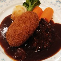 レストラン香味屋 - メンチカツ&ビーフシチュー
