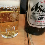桜なべ 中江 - 瓶ビール700円